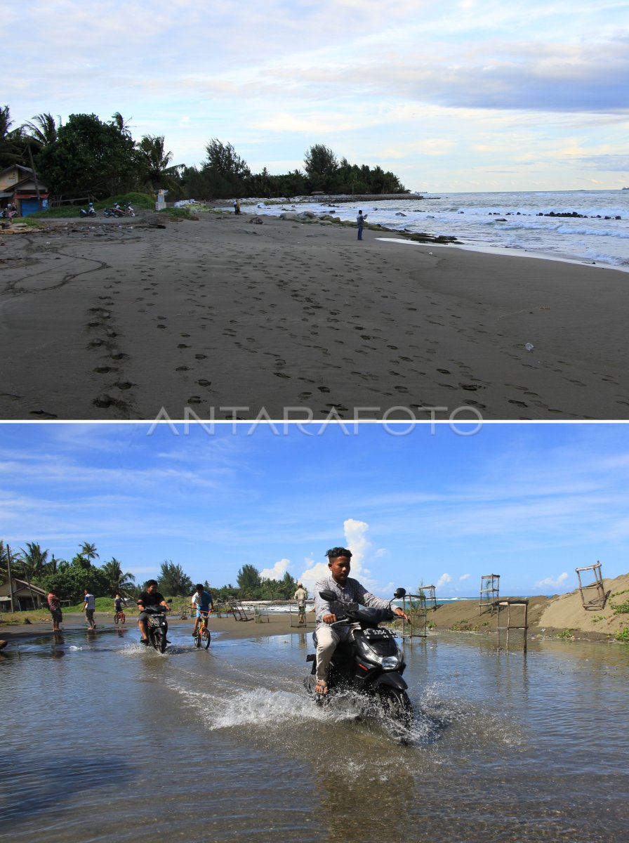 Jalan Putus Akibat Abrasi Antara Foto